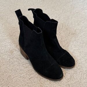 Toms Black Ankle Booties